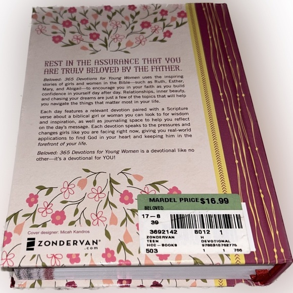Beloved: 365 Devotions for
Young Women Book Hardcover make offer - Picture 3 of 4